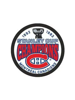 Шайба Montreal Canadiens Stanley Cup Champions 1992-93