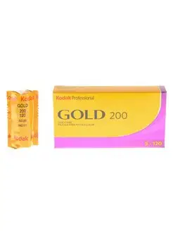 Фотопленка Gold ISO 200 формат 120, упаковка 5 шт