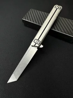 Нож складной туристический Silver Tanto, D2