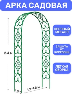 Арка садовая шпалера для вьющихся растений