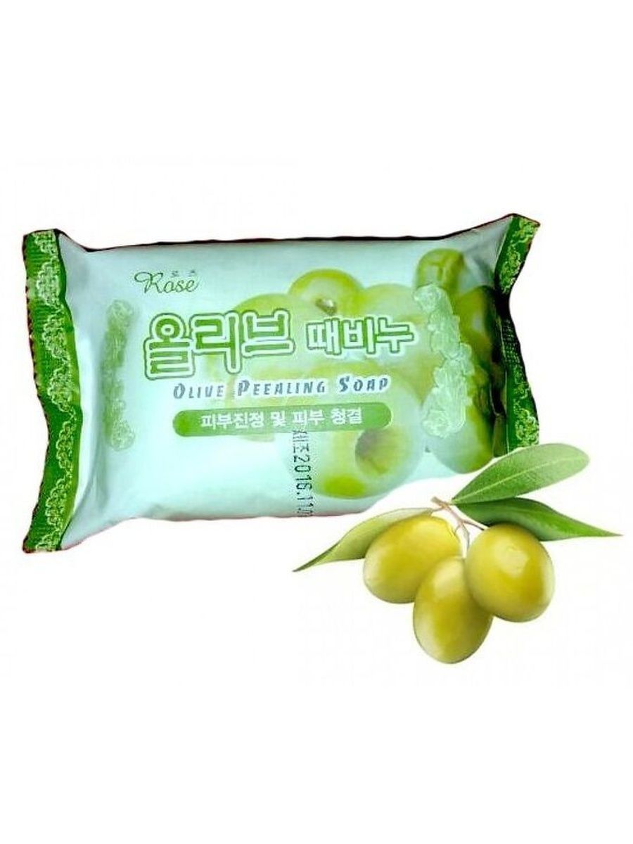 Мыло-пилинг Rose Olive peeling Soap (экстракт оливы) 150 гр. Rose мыло-пилинг Olive peeling Soap 150g. Juno Rubus coreanus peeling Soap, 150g. Мыло Rose Rose peeling Soap.