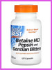 Betaine HCL Pepsin and Gentian Bitters, Бетаин Пепсин бренд Doctor's Best продавец Продавец № 564429