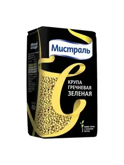 Крупа Мистраль Гречневая зеленая 450 г