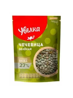 Крупа Увелка Чечевица зеленая 450 г