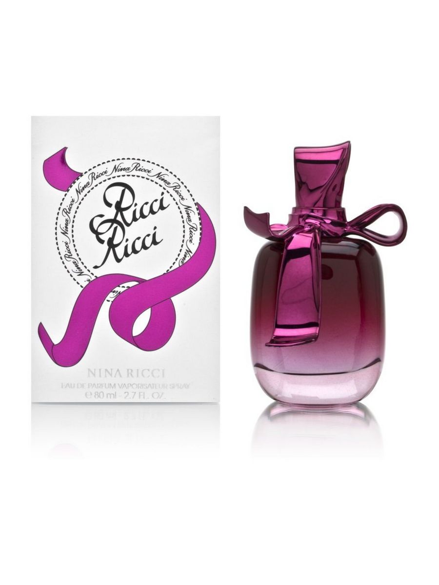 Ричи ричи чистопольская. Nina Ricci 80ml. Парфюм женский Ricci Ricci. Ричи Ричи фиолетовые с бантом духи.