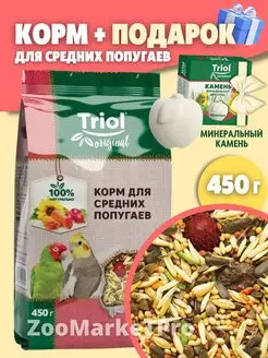 Корм сухой для средних попугаев 450г